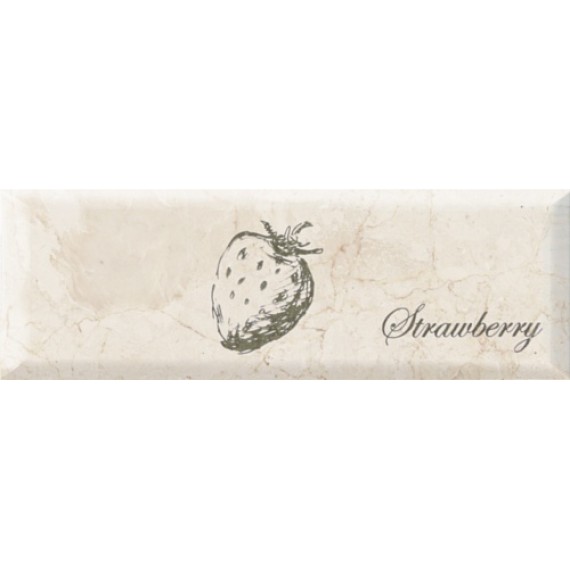 Керамическая плитка Fruit Mistral marfil STRAWBERRY 10x30