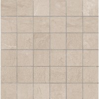G20419 Foussana Sand Mosaico Lapp Rett 30x30 (tozz.5x5)