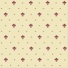 GL01-02 Giglio Bordeaux Su Crema 20x20
