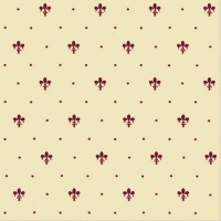 GL01-02 Giglio Bordeaux Su Crema 20x20