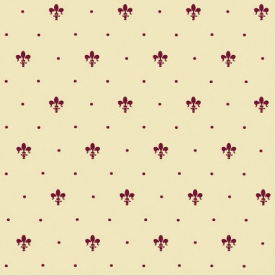 Керамическая плитка GL01-02 Giglio Bordeaux Su Crema 20x20