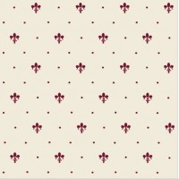 GL01-08 Giglio Bordeaux Su Panna 20x20