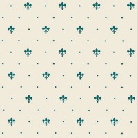 GL09-08 Giglio Verde Su Panna 20x20