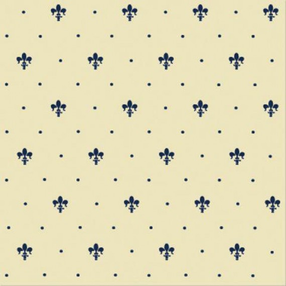 Керамическая плитка GL11-02 giglio blu su crema 20x20