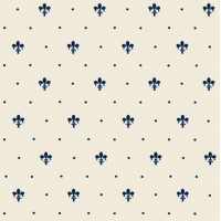 GL11-08 Giglio Blu Su Panna 20x20