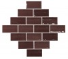 GLAMOUR BURDEOS 7,5x15