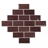 GLAMOUR BURDEOS 7,5x15