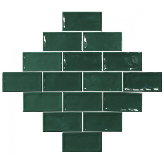 Керамическая плитка GLAMOUR VERDE 7,5x15