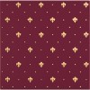 GLL03-01 GIGLIO ORO SU BORDEAUX 20x20