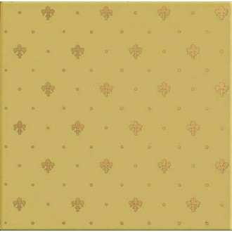 GLL03-02 GIGLIO ORO SU CREMA 20x20