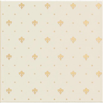 GLL03-08 GIGLIO ORO SU PANNA 20x20