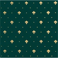 GLL03-09 GIGLIO ORO SU VERDE 20x20