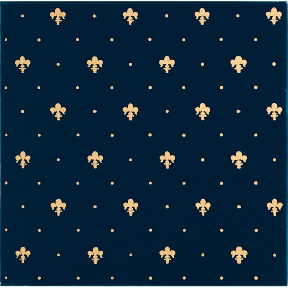 Керамическая плитка GLL03-11 GIGLIO ORO SU BLU 20x20