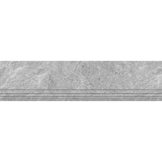 GNR12030428-S Ступень Рокс Светло-серый Sugar 1200x300x9.5