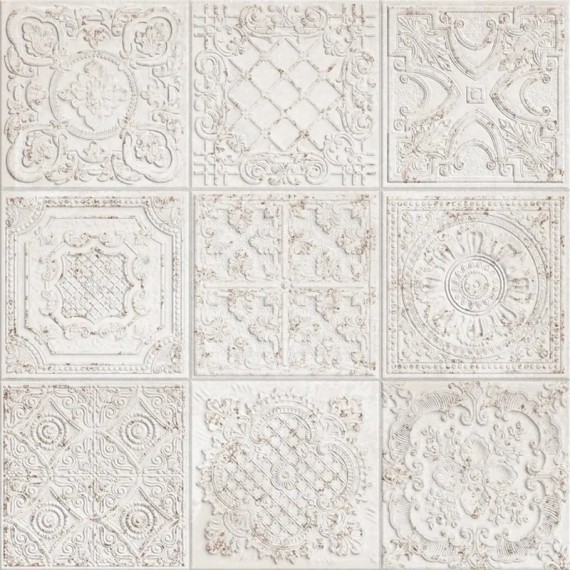Керамическая плитка Gatsby White Pre 20 59,2x59,2