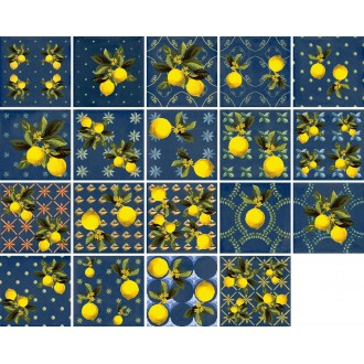 Giardino Blu Mix Luc 20x20