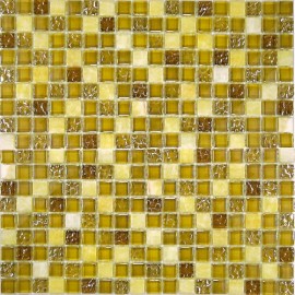 Мозаика Glass Stone 1 (стекло+камень) 15*15 300*300