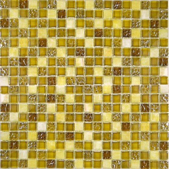 Мозаика Glass Stone 1 (стекло+камень) 15*15 300*300