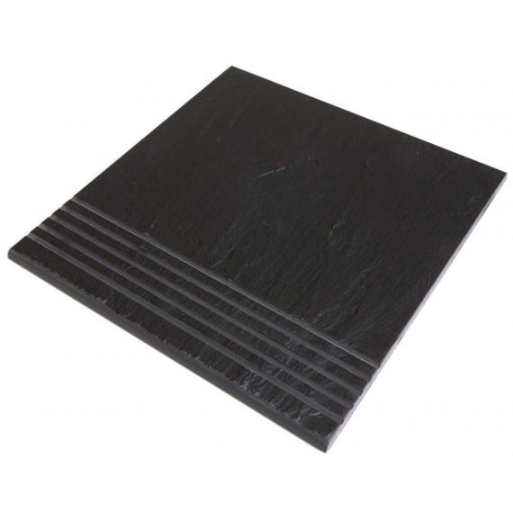 Ступени Gradino Lavagna Nera Levigato 9.5мм 30x30