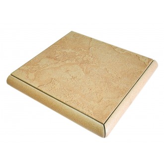 Gradone Angolare Rusticato Ardesia Beige Naturale 9.5мм 30x30