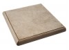 Gradone Angolare Rusticato Ardesia Bianco Naturale 9.5мм 30x30