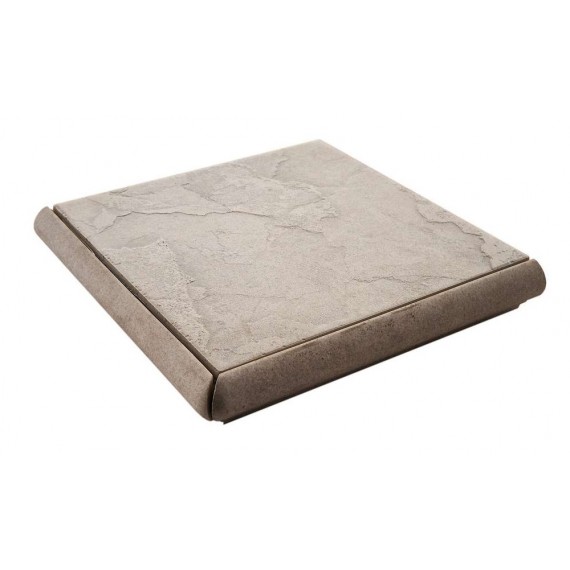 Ступени Gradone Angolare Rusticato Ardesia Grigio Naturale 9.5мм 30x30