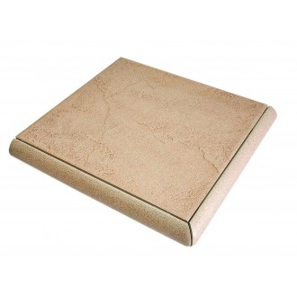 Gradone Angolare Rusticato Ardesia Rosa Naturale 9.5мм 30x30