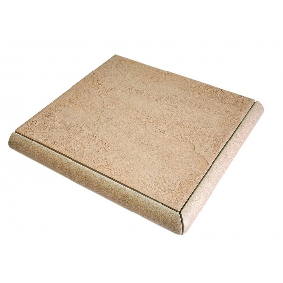 Ступени Gradone Angolare Rusticato Ardesia Rosa Naturale 9.5мм 30x30