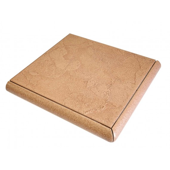 Ступени Gradone Angolare Rusticato Ardesia Rosso Naturale 9.5мм 30x30