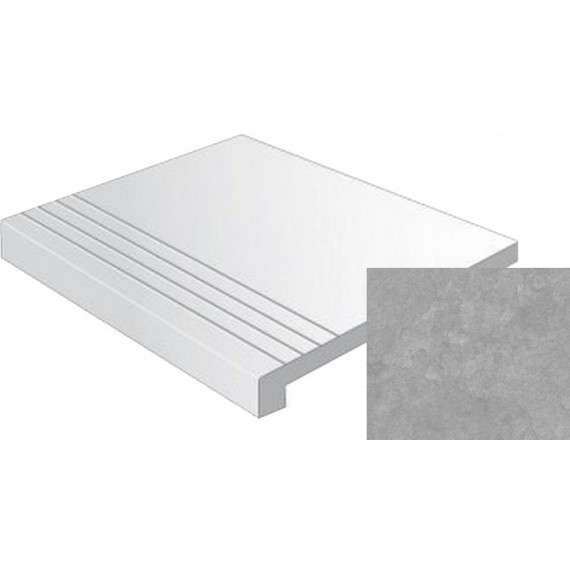 Ступени Gradone Delta Cemento Antideslizante 60х60