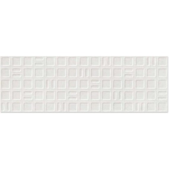 Керамическая плитка Gravel square white 40x120
