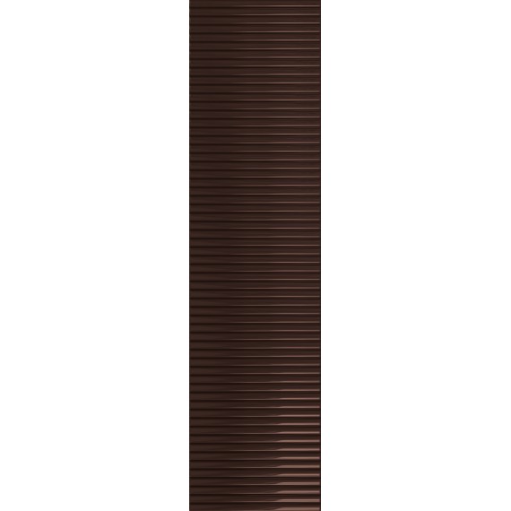 Керамическая плитка Groove Brown 1 Gloss STR 29.8x7.8x1