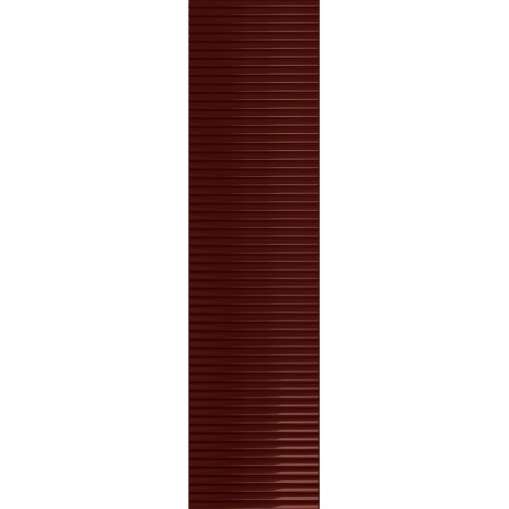 Керамическая плитка Groove Burgundy 1 Gloss STR 29.8x7.8x1