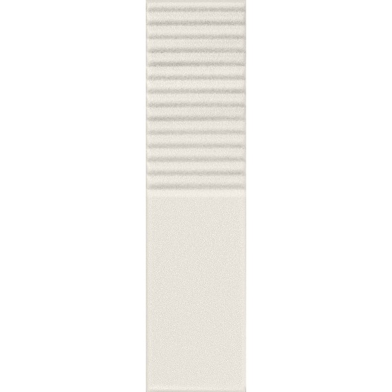Керамическая плитка Groove White Sugar 2 STR 29.8x7.8x1