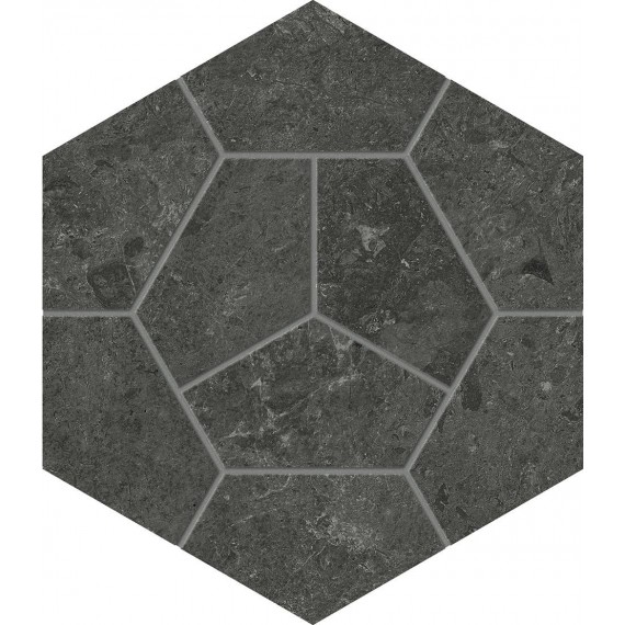 Мозаика HCYP Мозаика Nyra Charcoal Favus 30х26