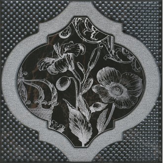 HGD/B263/17052 Плитка Фрагонар чёрный 15*15