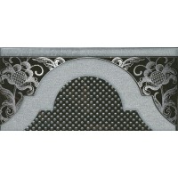 HGD/B266/16072 Плитка Фрагонар чёрный декор 7.4*15