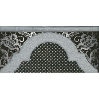 HGD/B266/16072 Плитка Фрагонар чёрный декор 7.4*15