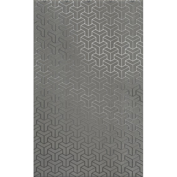 Керамическая плитка HGD/C371/6399 Декор Ломбардиа серый темный 25*40