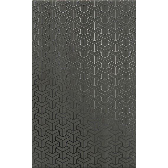Керамическая плитка HGD/D371/6400 Декор Ломбардиа антрацит 25*40