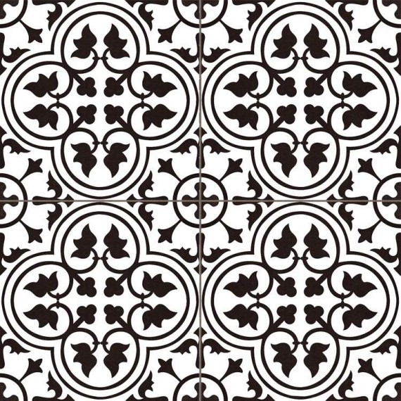 Керамогранит Hampton Black Pre 45x45
