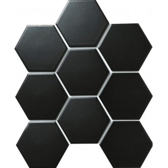 Hexagon big Black Matt (SBH4810) 25.6х29.5