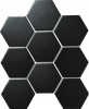 Hexagon big Black Matt (SBH4810) 25.6х29.5