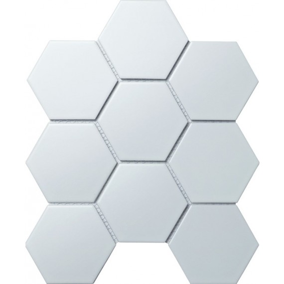 Мозаика Hexagon big White Matt (SBH1005) 25.6х29.5
