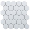 Hexagon small White Glossy (IDL1001) 26.5х27.8