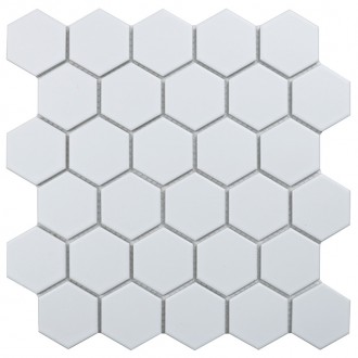 Hexagon small White Glossy (IDL1001) 26.5х27.8