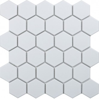 Hexagon small White Matt (MT31000/IDL1005) 27.8х26.5