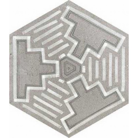 Керамогранит Hexagono Igneus Cemento Mix 23x26,6
