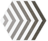Hexagono Lacroix Gris 23x26,6