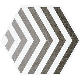 Hexagono Lacroix Gris 23x26,6